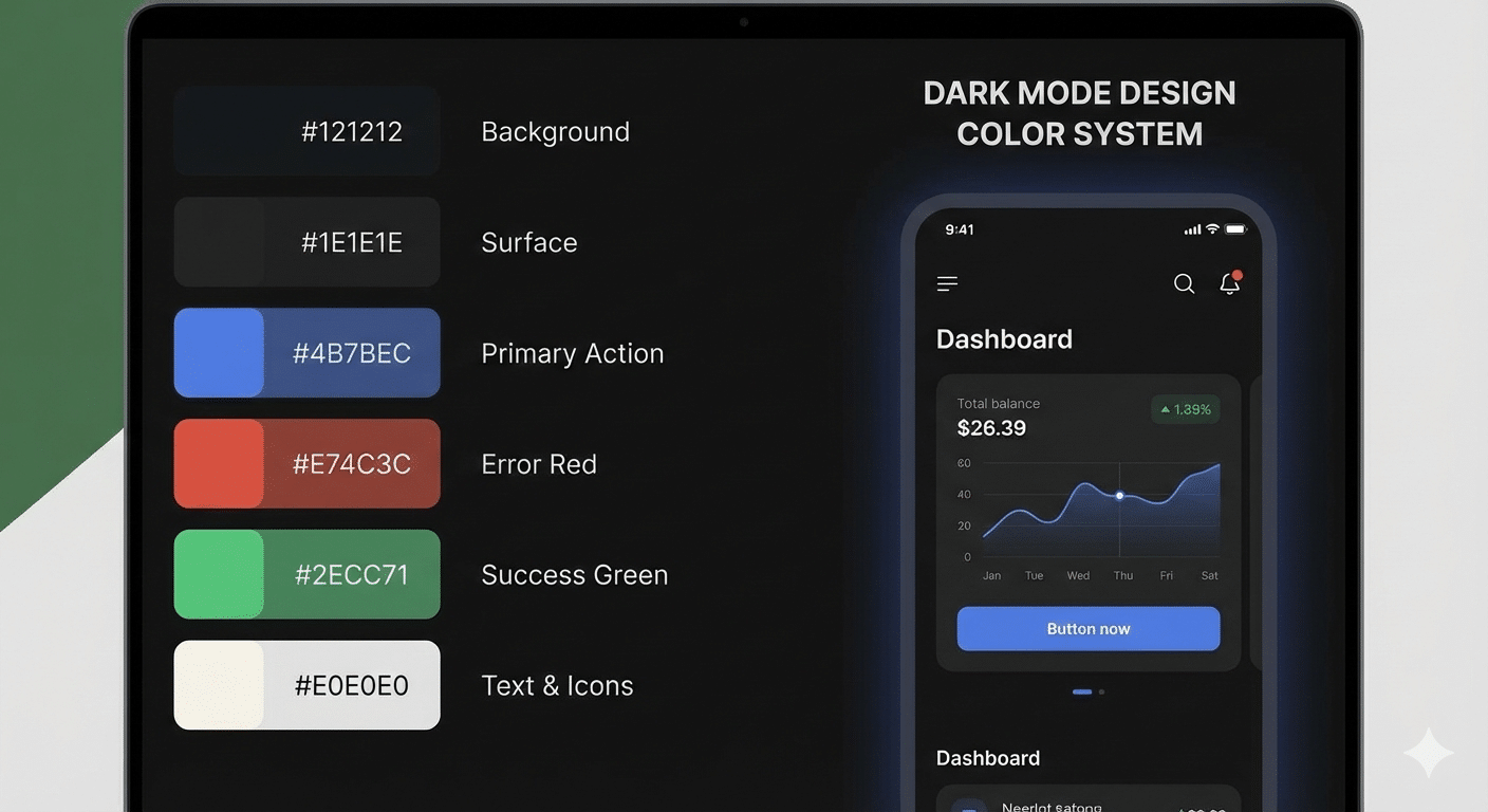dark mode color
