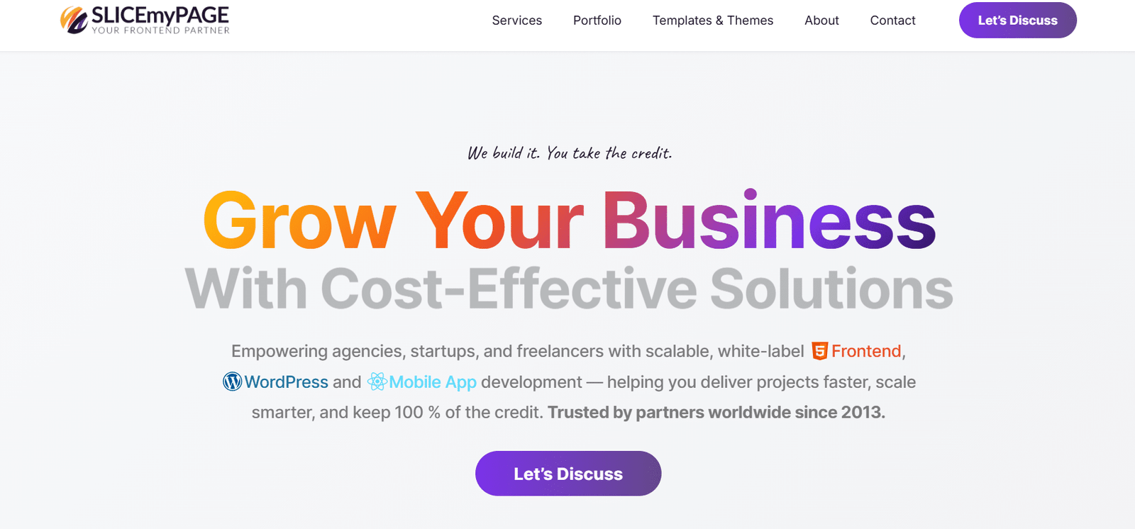 Professional Web Development Partner for Agencies
